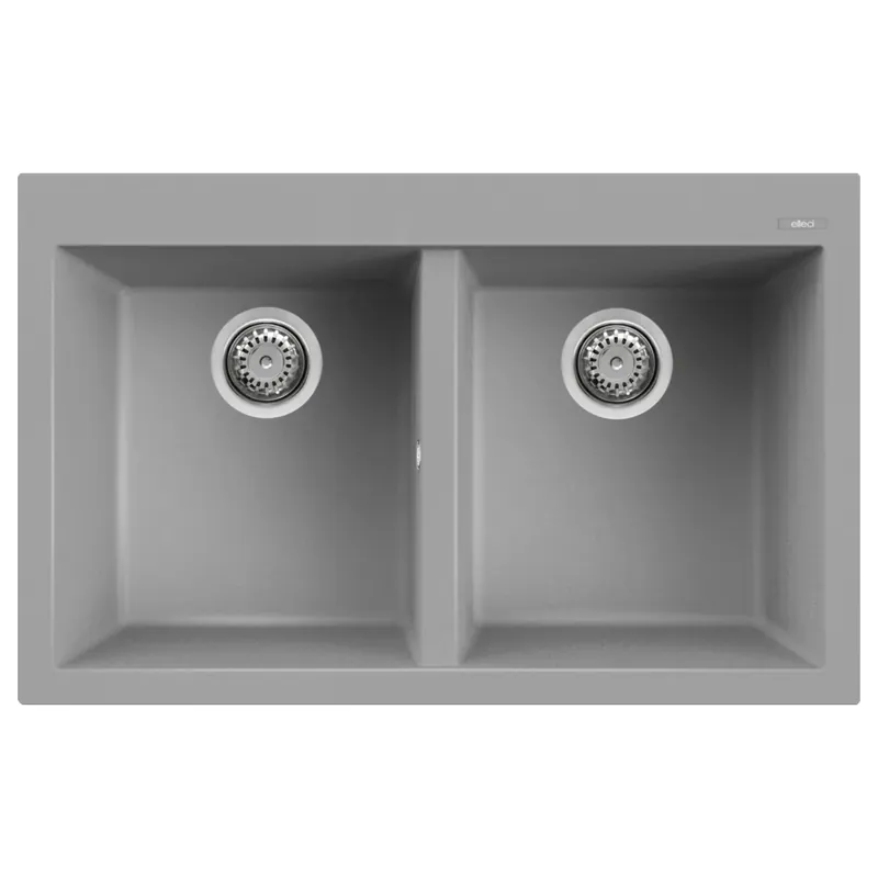 Beste Prijs Lavello da incasso due vasche 79 cm Quadra 350 Elleci Lavello da incasso due vasche 79 cm Quadra 350 Elleci Echome