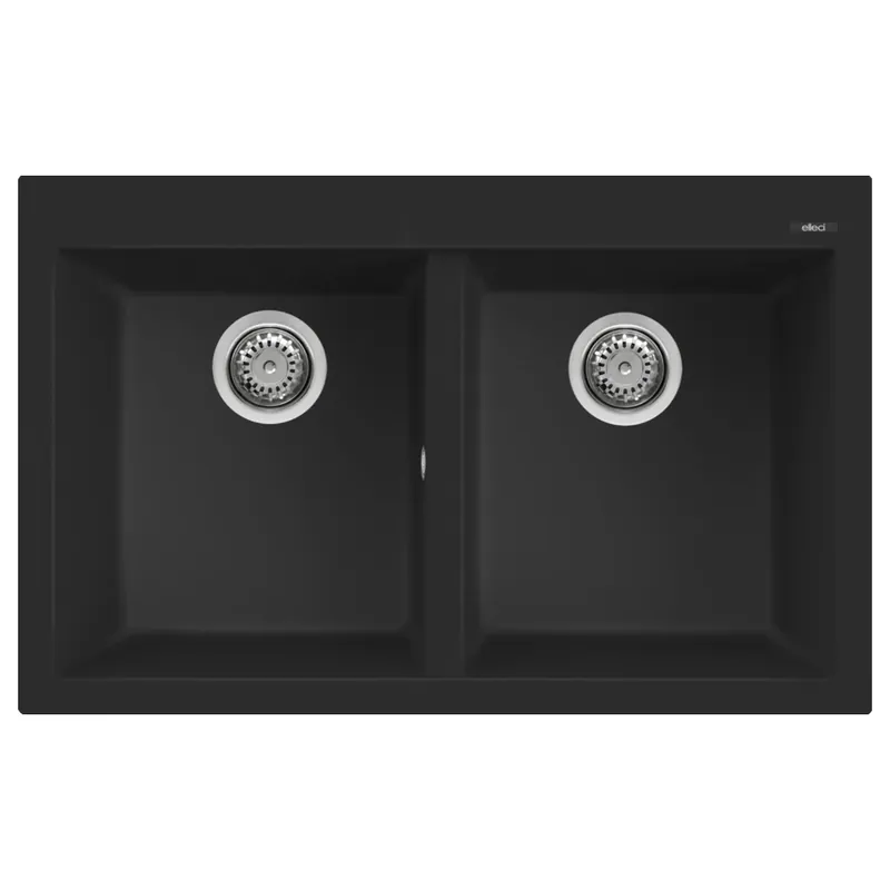 Lavello da incasso due vasche 79 cm Quadra 350 Elleci Lavello da incasso due vasche 79 cm Quadra 350 Elleci Echome Tijdelijk Beschikbaar