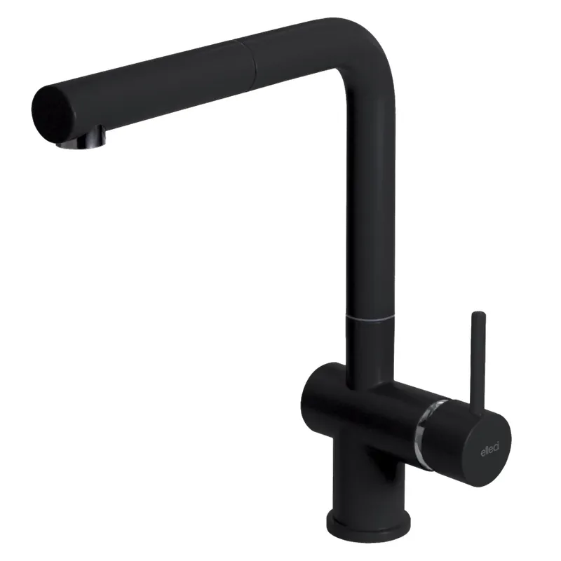Miscelatore monocomando con canna girevole e doccetta estraibile Stream Plus Elleci Miscelatore monocomando con canna girevole e doccetta estraibile Stream Plus Elleci Echome Shop Nu