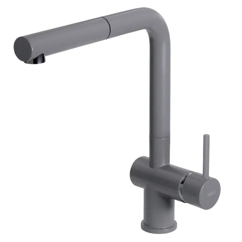 Voordeelprijs Miscelatore monocomando con canna girevole e doccetta estraibile Stream Plus Elleci Miscelatore monocomando con canna girevole e doccetta estraibile Stream Plus Elleci Echome