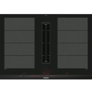 Beperkte Voorraad Piano induzione vetroceramica con cappa integrata IQ700 EX875LX67E Siemens Piano induzione vetroceramica con cappa integrata IQ700 EX875LX67E Siemens Echome