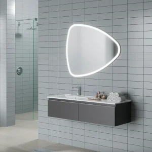 Base sospesa con cassetto e lavabo a sinistra Albatros Savinidue Base sospesa con cassetto e lavabo a sinistra Albatros Savinidue Echome Uitverkoop