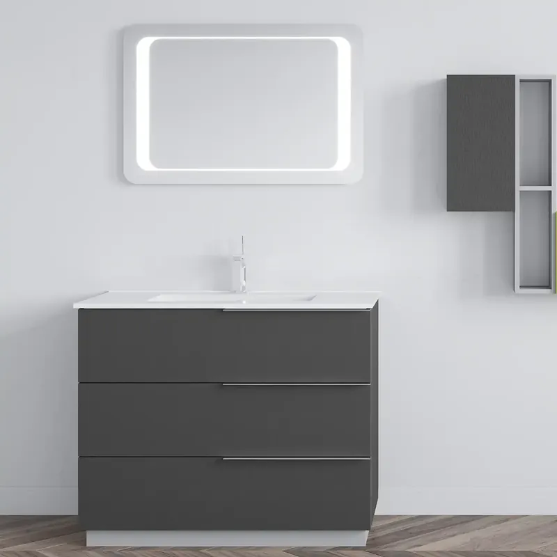 Actieprijs Mobile base terra da 100 centimetri con lavabo 3 cassetti Oikos Savinidue Mobile base terra da 100 centimetri con lavabo 3 cassetti Oikos Savinidue Echome