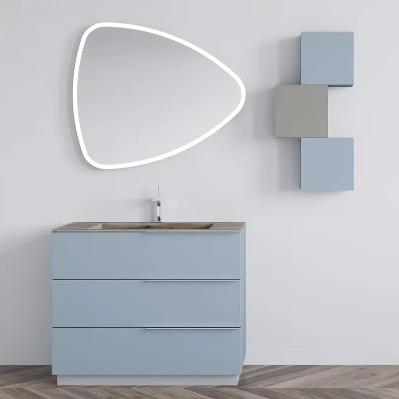 Mobile base terra da 80 centimetri con lavabo 3 cassetti Oikos Savinidue Mobile base terra da 80 centimetri con lavabo 3 cassetti Oikos Savinidue Echome Gecertificeerd