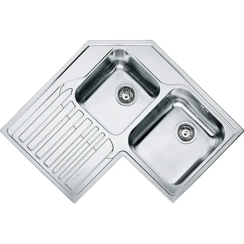 Gratis Retour Lavello incasso angolo STX 621-E inox 2 vasche gocciolatoio sinistra Franke Lavello incasso angolo STX 621-E inox 2 vasche gocciolatoio sinistra Franke Echome