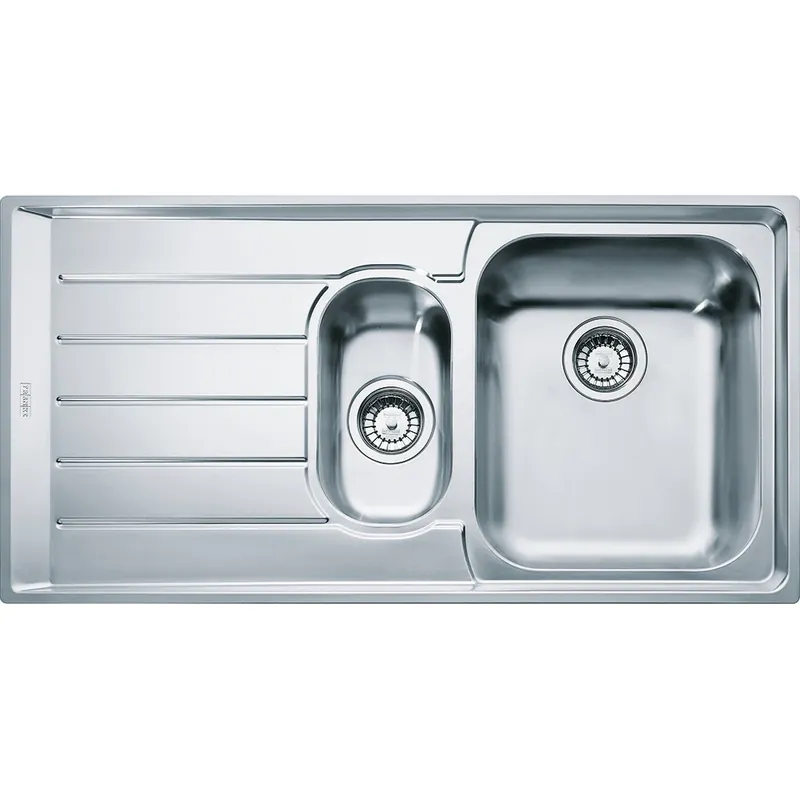 Lavello semifilo NEX 251 inox 2 vasche gocciolatoio sinistra Neptune Franke Lavello semifilo NEX 251 inox 2 vasche gocciolatoio sinistra Neptune Franke Echome Voordeelprijs