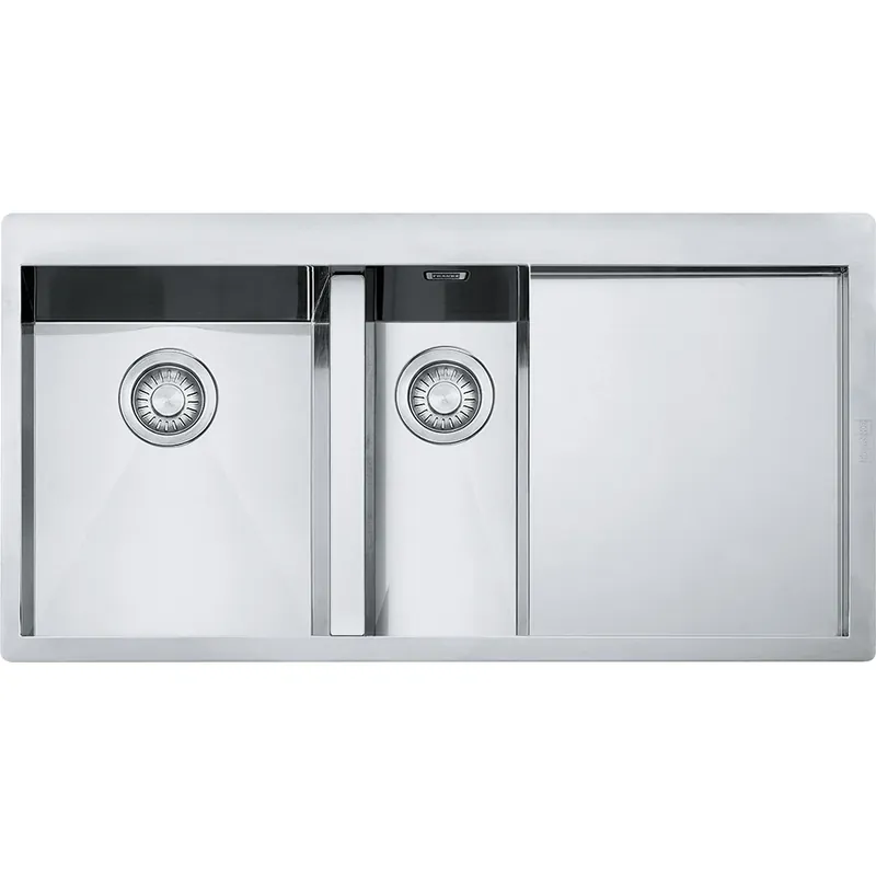 Lavello incasso semifilo PPX 251 TL 2 vasche gocciolatoio destra Planar Franke Lavello incasso semifilo PPX 251 TL 2 vasche gocciolatoio destra Planar Franke Echome Tijdelijk Beschikbaar