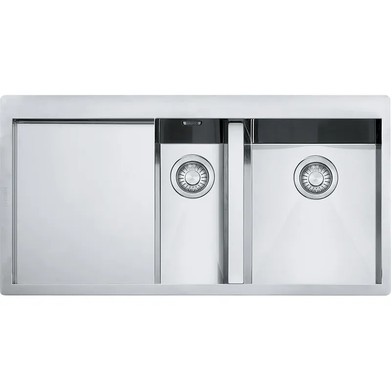 Finale Uitverkoop Lavello incasso semifilo PPX 251 TL gocciolatoio sinistra 2 vasche Planar Franke Lavello incasso semifilo PPX 251 TL gocciolatoio sinistra 2 vasche Planar Franke Echome