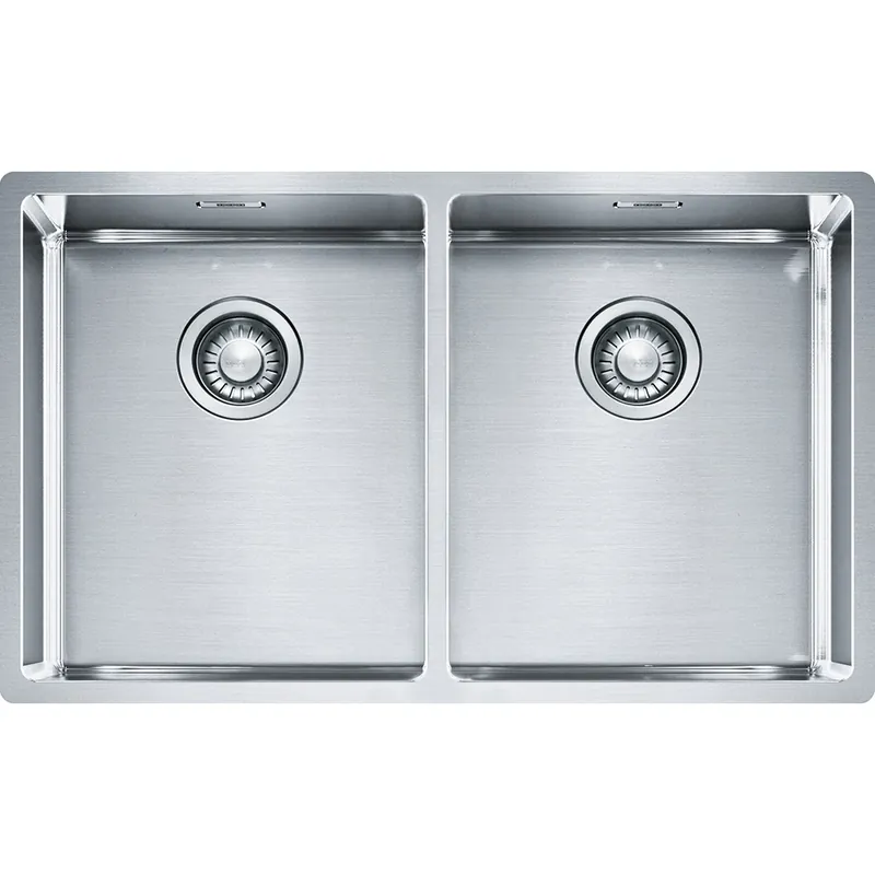 Lavello incasso sottotop inox BXX 220/120 34-34 Box Franke Lavello incasso sottotop inox BXX 220/120 34-34 Box Franke Echome Nieuw