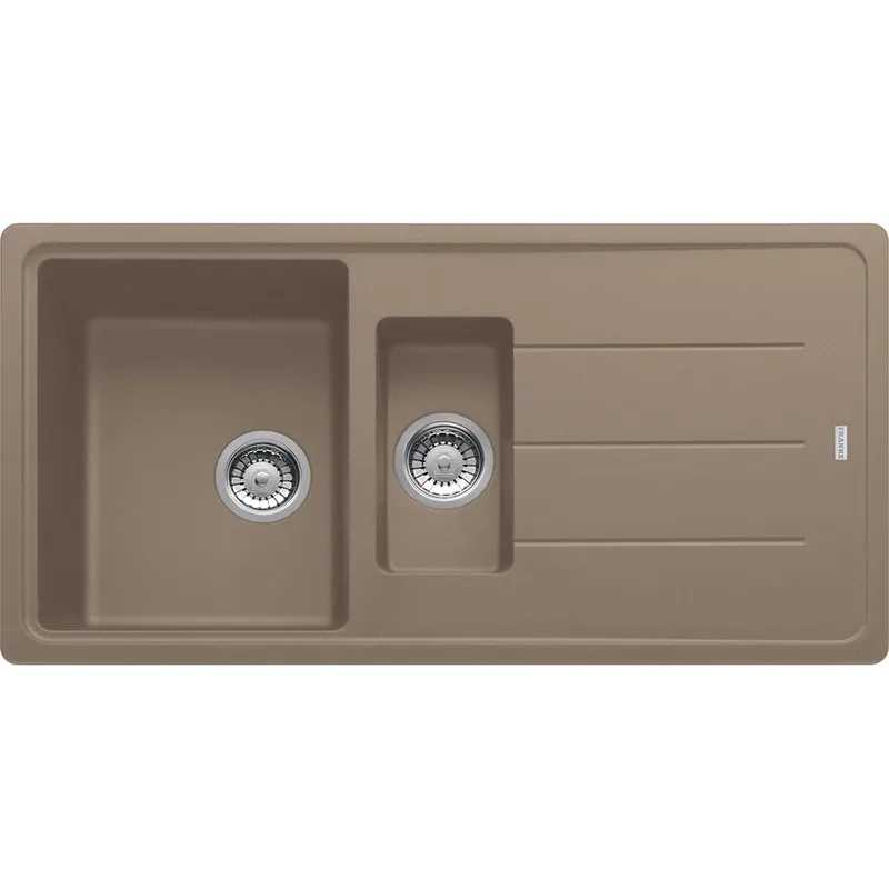 Lavello reversibile BFG 651 fragranite oyster 2 vasche Boston Franke Lavello reversibile BFG 651 fragranite oyster 2 vasche Boston Franke Echome Superprijs