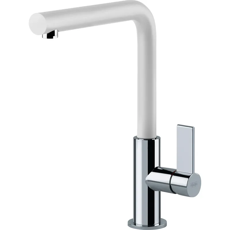 Miscelatore monocomando canna girevole bianco Neptune Evo Franke Miscelatore monocomando canna girevole bianco Neptune Evo Franke Echome Weekendaanbieding