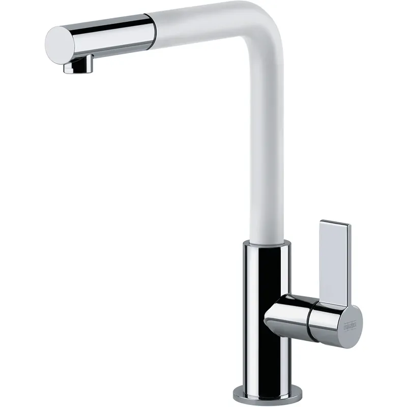 Miscelatore monocomando girevole bianco Neptune Evo Doccia Franke Miscelatore monocomando girevole bianco Neptune Evo Doccia Franke Echome Koop Vandaag