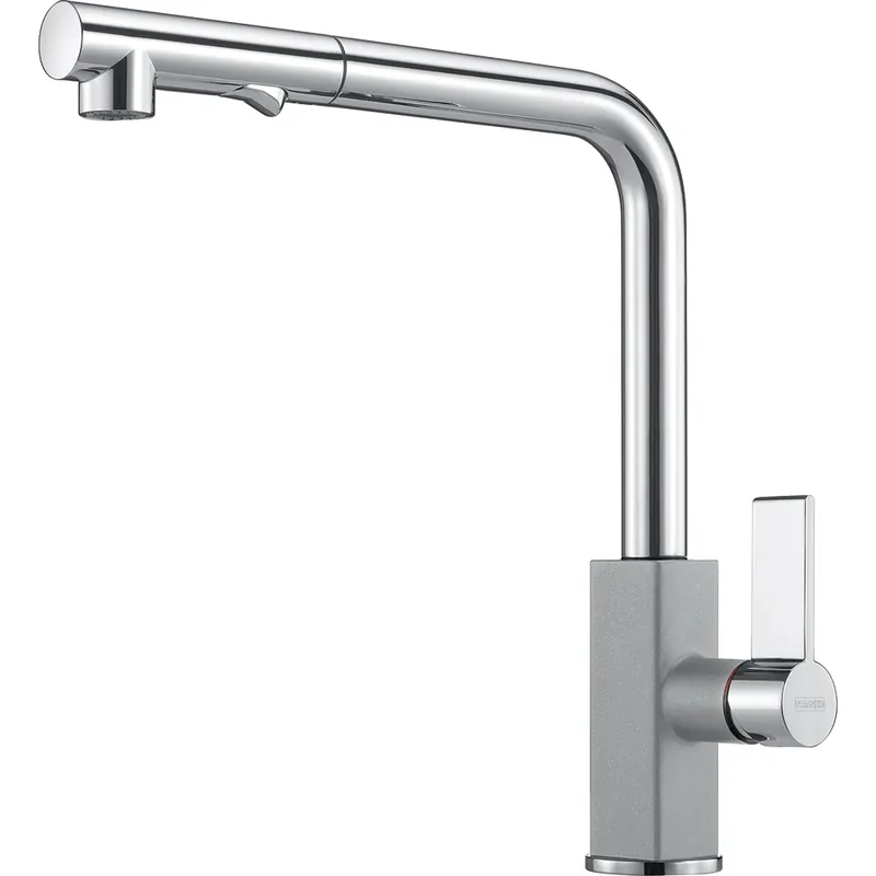 Miscelatore monocomando canna girevole stone grey Maris Doccia Franke Miscelatore monocomando canna girevole stone grey Maris Doccia Franke Echome Merkproduct