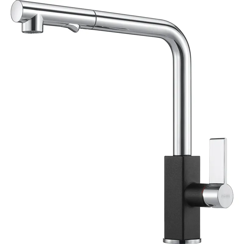 Miscelatore monocomando canna girevole nero Maris Doccia Franke Miscelatore monocomando canna girevole nero Maris Doccia Franke Echome Tijdelijk Beschikbaar