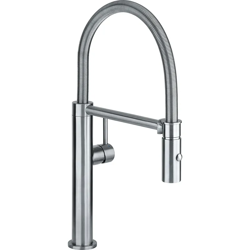 Miscelatore semi-professionale monocomando girevole inox Pescara Doccia Franke Miscelatore semi-professionale monocomando girevole inox Pescara Doccia Franke Echome Populair