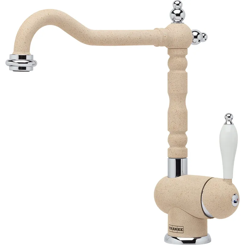 Koop Vandaag Miscelatore monocomando canna girevole avena Old England Franke Miscelatore monocomando canna girevole avena Old England Franke Echome