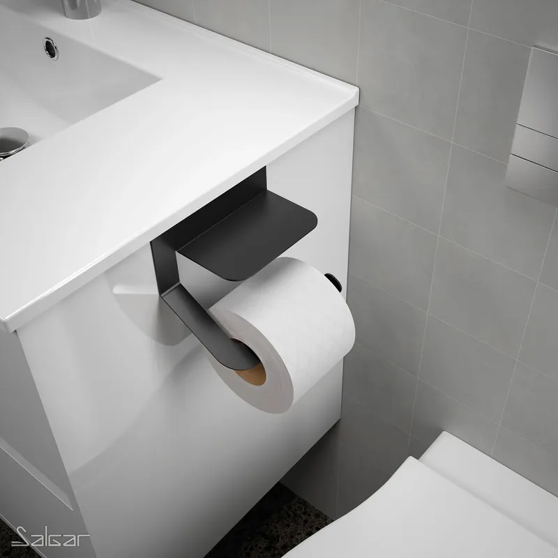 Portarotolo alluminio mobile bagno Acc Minimal Salgar Portarotolo alluminio mobile bagno Acc Minimal Salgar Echome Must-Have