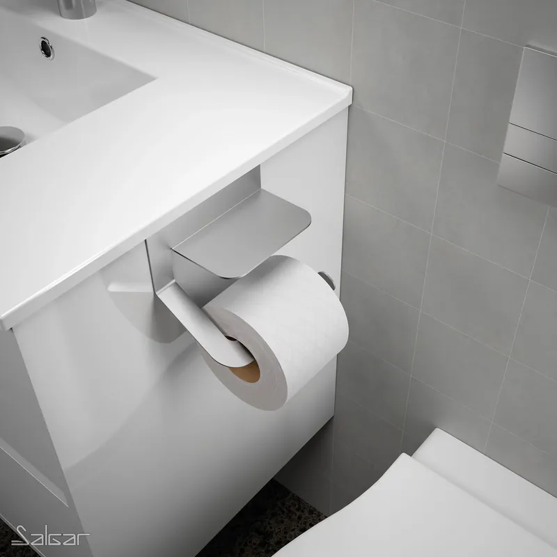 Koop Vandaag Portarotolo alluminio mobile bagno Acc Minimal Salgar Portarotolo alluminio mobile bagno Acc Minimal Salgar Echome