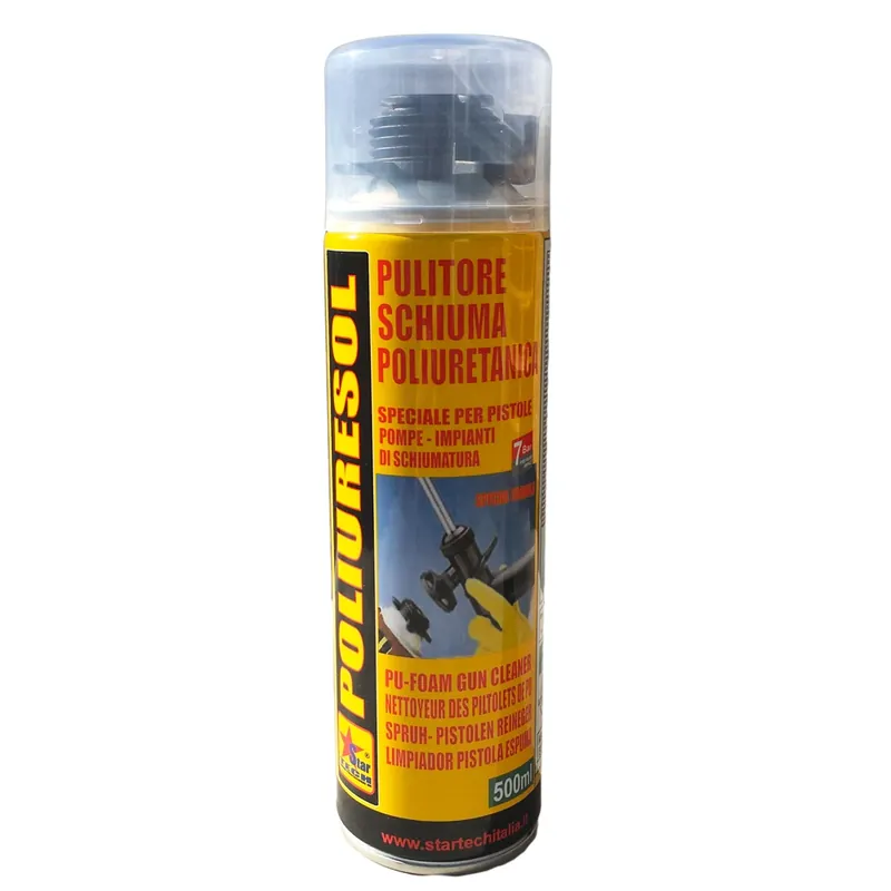 Spray pulizia schiuma poliuretanica Poliuresol Startech Spray pulizia schiuma poliuretanica Poliuresol Startech Echome Snelle Levering
