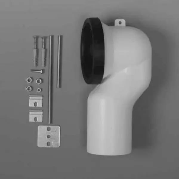 Hoge Kwaliteit Curva tecnica scarico WC pavimento Curva tecnica scarico WC pavimento Echome
