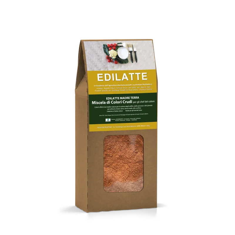 Colori crudi atossici vegani water free Madre Terra Edilatte Colori crudi atossici vegani water free Madre Terra Edilatte Echome Direct Beschikbaar