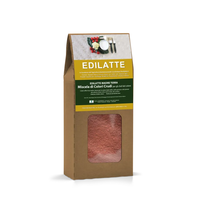Colori crudi atossici vegani water free Madre Terra Edilatte Colori crudi atossici vegani water free Madre Terra Edilatte Echome Gecertificeerd