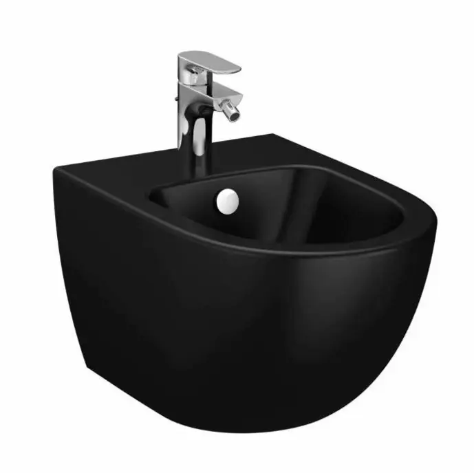 Betrouwbaar Bidet nero opaco sospeso WC Sento VitrA Bidet nero opaco sospeso WC Sento VitrA Echome
