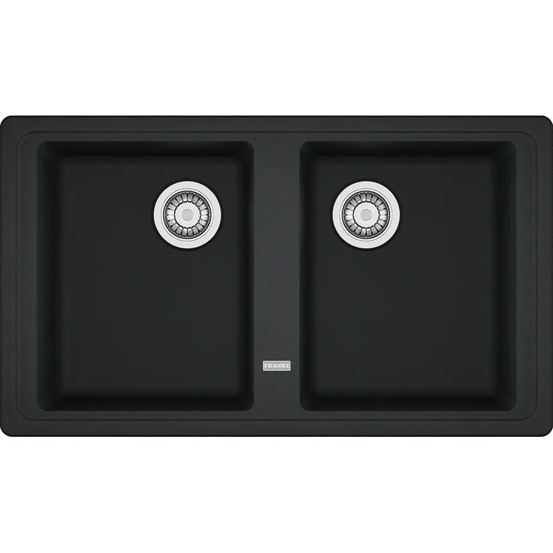 Lavello in fragranite nero 2 vasche BSG 620 Antea Franke Lavello in fragranite nero 2 vasche BSG 620 Antea Franke Echome Flitsaanbieding