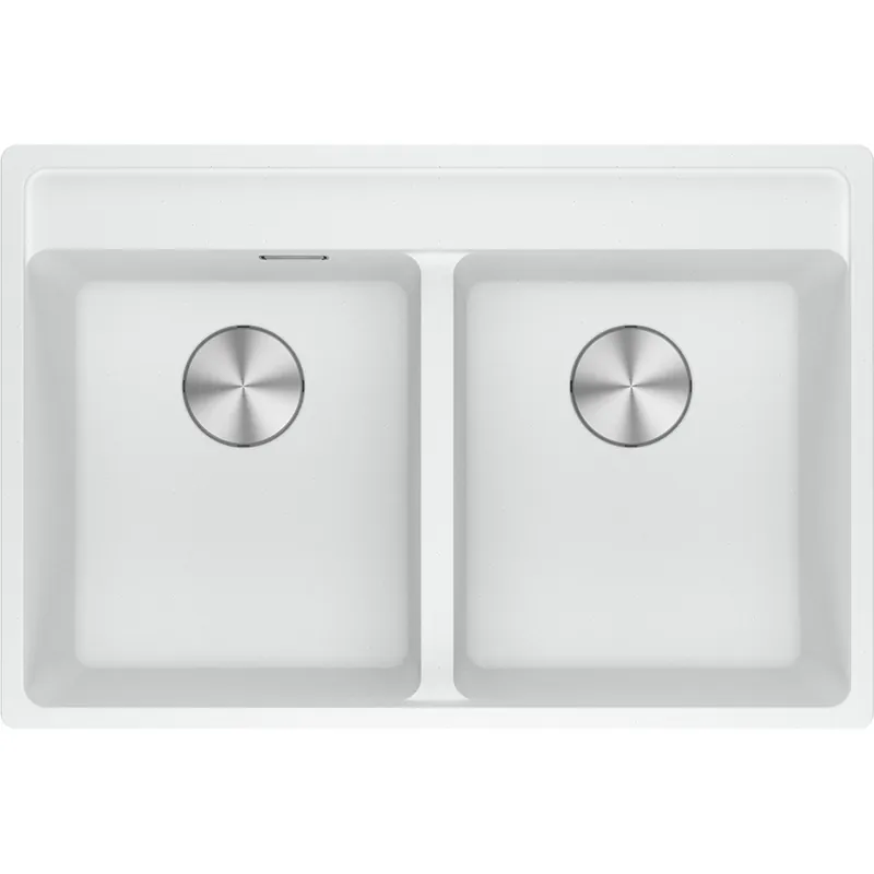 Lavello incasso MRG 620-35-35 TL fragranite bianco 2 vasche Maris Franke Lavello incasso MRG 620-35-35 TL fragranite bianco 2 vasche Maris Franke Echome Direct Beschikbaar