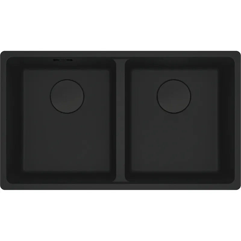 Lavello sottotop MRG 120-35-35 fragranite black matt 2 vasche Maris Franke Lavello sottotop MRG 120-35-35 fragranite black matt 2 vasche Maris Franke Echome Populair