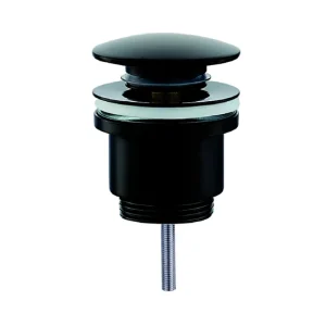 Lage Prijs Piletta Click Clack tonda universale nero opaco lavabo Tecom Piletta Click Clack tonda universale nero opaco lavabo Tecom Echome