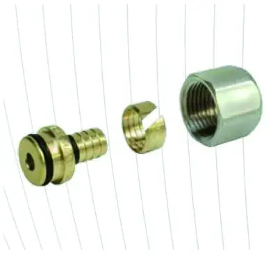 Superprijs Adattatore nichelato dado ogiva 700L APL Ape 16x1/2”x2
