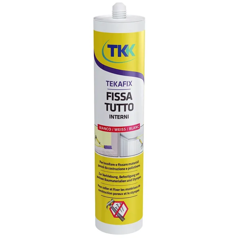 Adesivo di incollaggio fissa tutto Tekafix bianco TKK Adesivo di incollaggio fissa tutto Tekafix bianco TKK Echome Lage Prijs