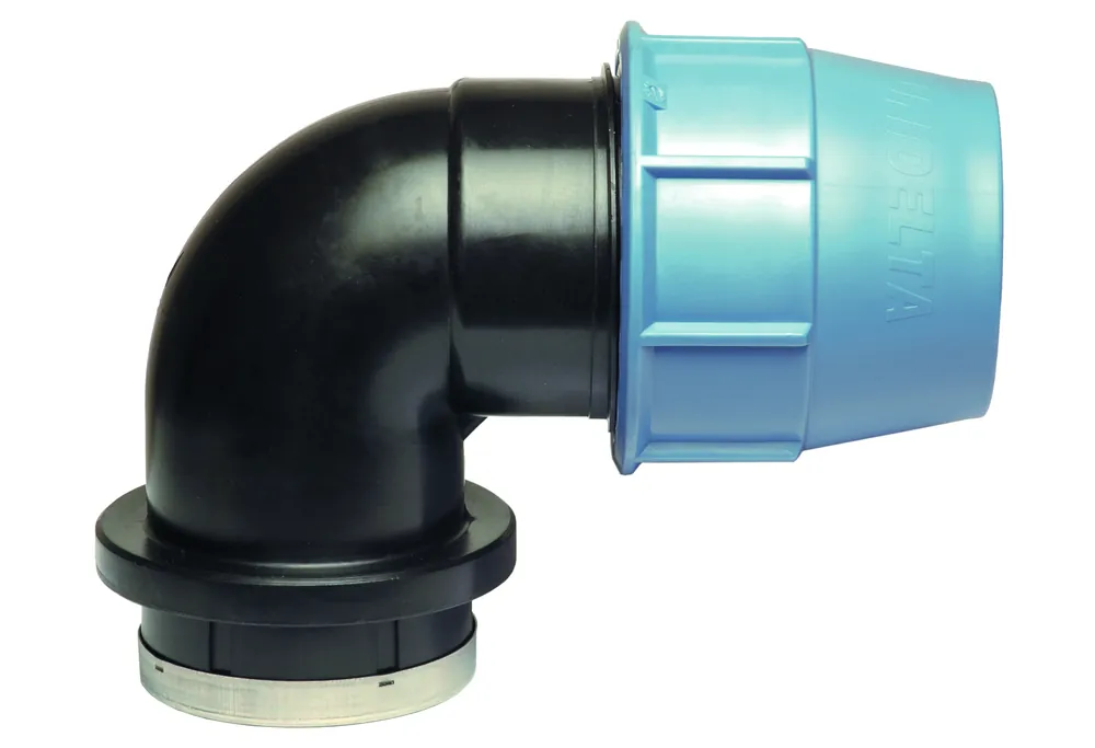 Raccordo gomito femmina 1009 PP Unidelta 110x3” Exclusieve Aanbieding