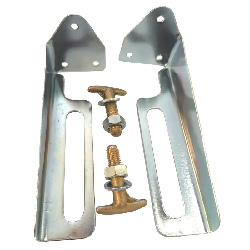 Coppia mensole sottolavabo zincate 12 cm Rumis Coppia mensole sottolavabo zincate 12 cm Rumis Echome Superprijs