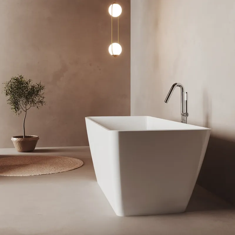 Vasca bagno freestanding squadrata bianca Silvi Savinidue Vasca bagno freestanding squadrata bianca Silvi Savinidue Echome Seizoensaanbieding