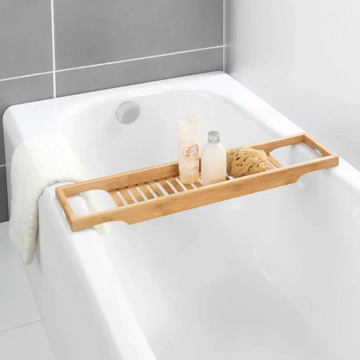 Ponte per vasca da bagno in bambù Bambusa Wenko Ponte per vasca da bagno in bambù Bambusa Wenko Echome Actieprijs