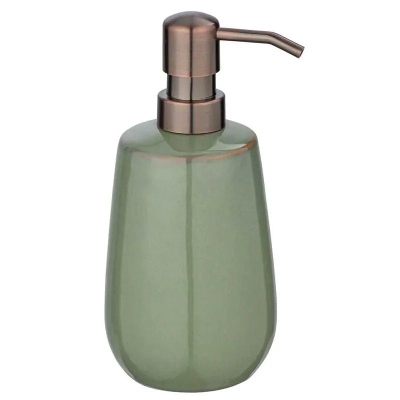 Dispenser sapone in ceramica verde Sirmione Wenko Dispenser sapone in ceramica verde Sirmione Wenko Echome Gratis Retour