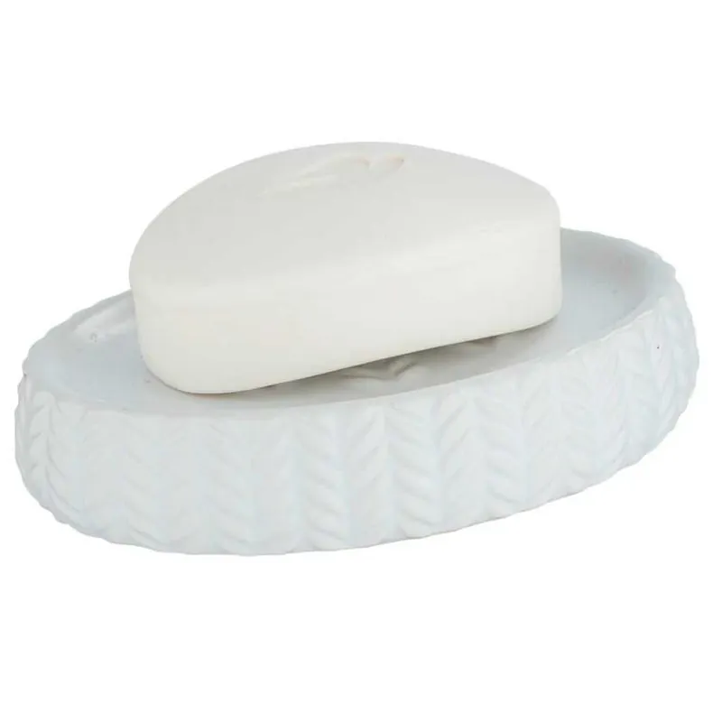 Meest Verkocht Porta sapone in ceramica con decoro in rilievo Barinas Wenko Porta sapone in ceramica con decoro in rilievo Barinas Wenko Echome