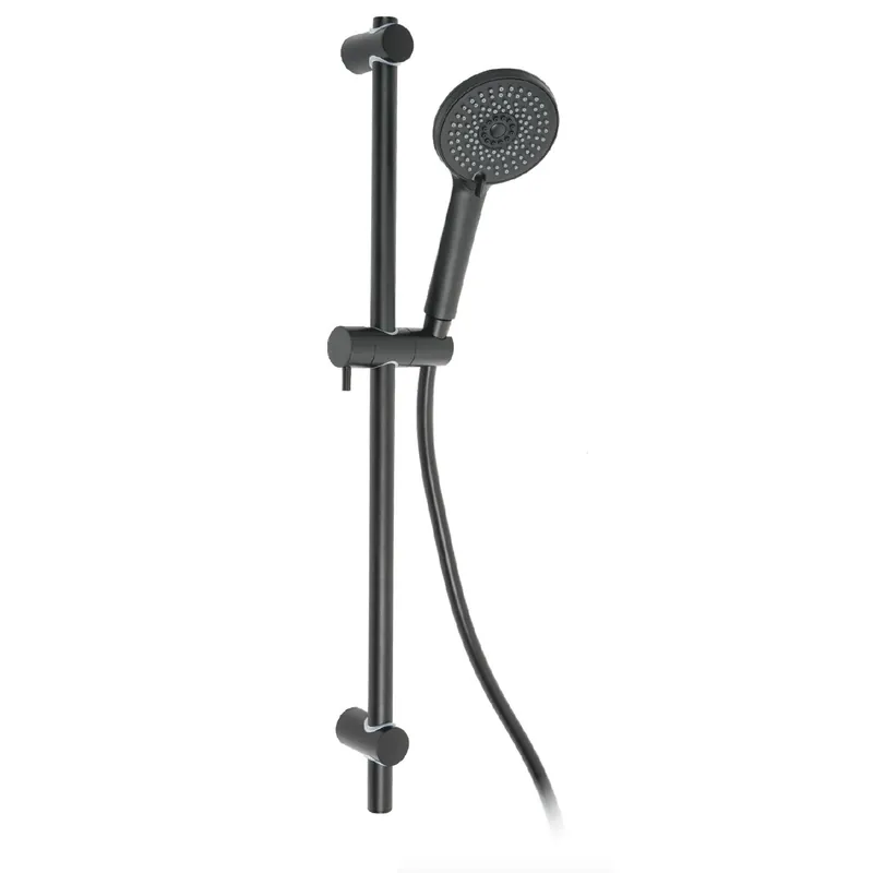 Saliscendi nero opaco con doccetta a 3 getti Ermes Metaform Saliscendi nero opaco con doccetta a 3 getti Ermes Metaform Echome Snelle Levering