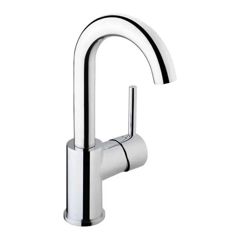 Exclusieve Aanbieding Miscelatore monocomando lavabo cromato con canna girevole Minimax Vitra Miscelatore monocomando lavabo cromato con canna girevole Minimax Vitra Echome