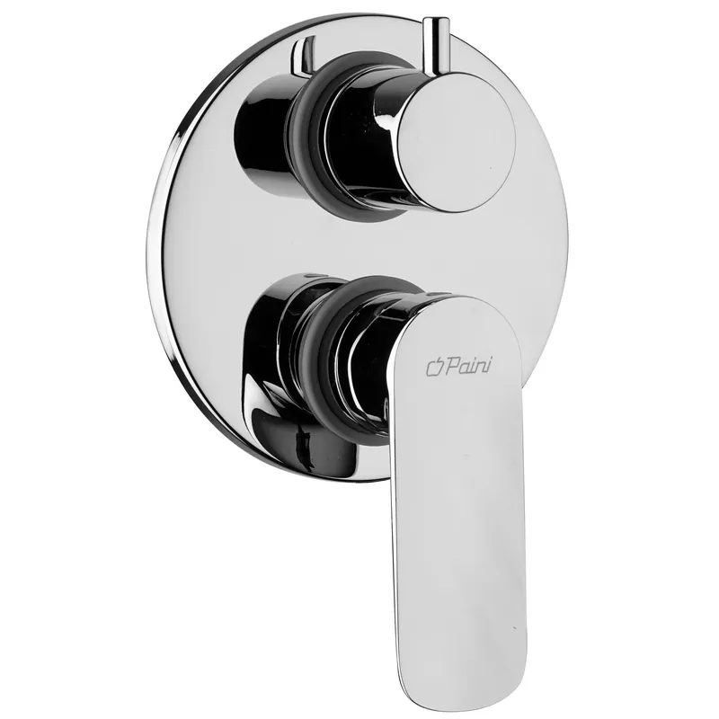 Miscelatore monocomando ad incasso cromato doccia con deviatore Nove Paini Miscelatore monocomando ad incasso cromato doccia con deviatore Nove Paini Echome Dagaanbieding