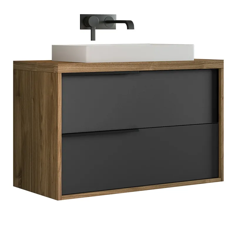 Actieprijs Mobile bagno sospeso da 80 cm con lavabo semintegrato Iside Savini Mobile bagno sospeso da 80 cm con lavabo semintegrato Iside Savini Echome