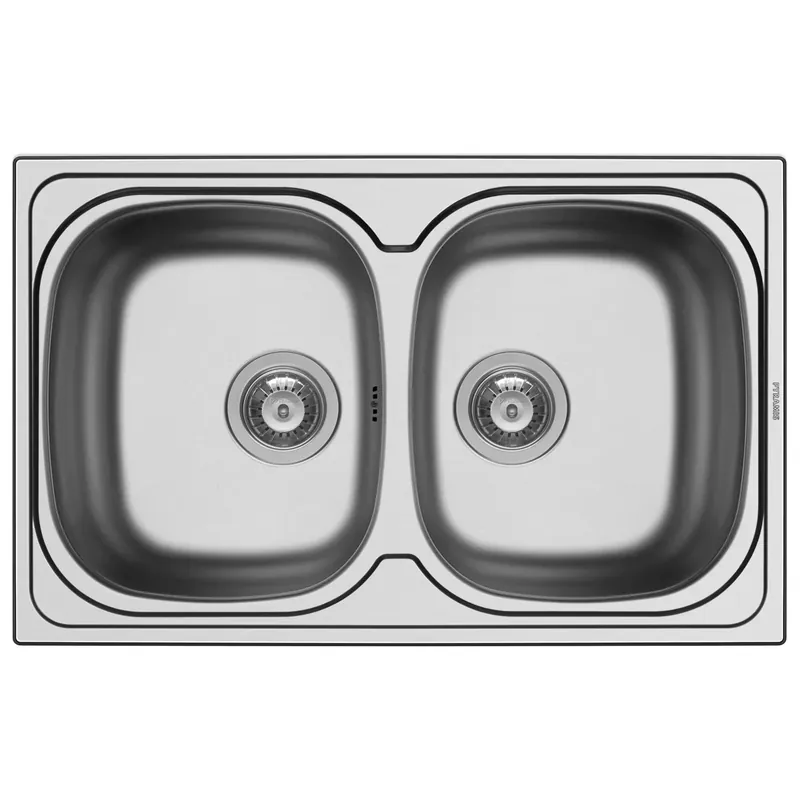 Direct Beschikbaar Lavello incasso due vasche 620-79 in acciaio inox Sparta Pyramis Lavello incasso due vasche 620-79 in acciaio inox Sparta Pyramis Echome