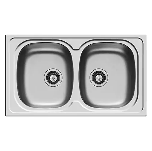 Lavello incasso due vasche 620-86 in acciaio inox Sparta Pyramis Lavello incasso due vasche 620-86 in acciaio inox Sparta Pyramis Echome Hoge Kwaliteit