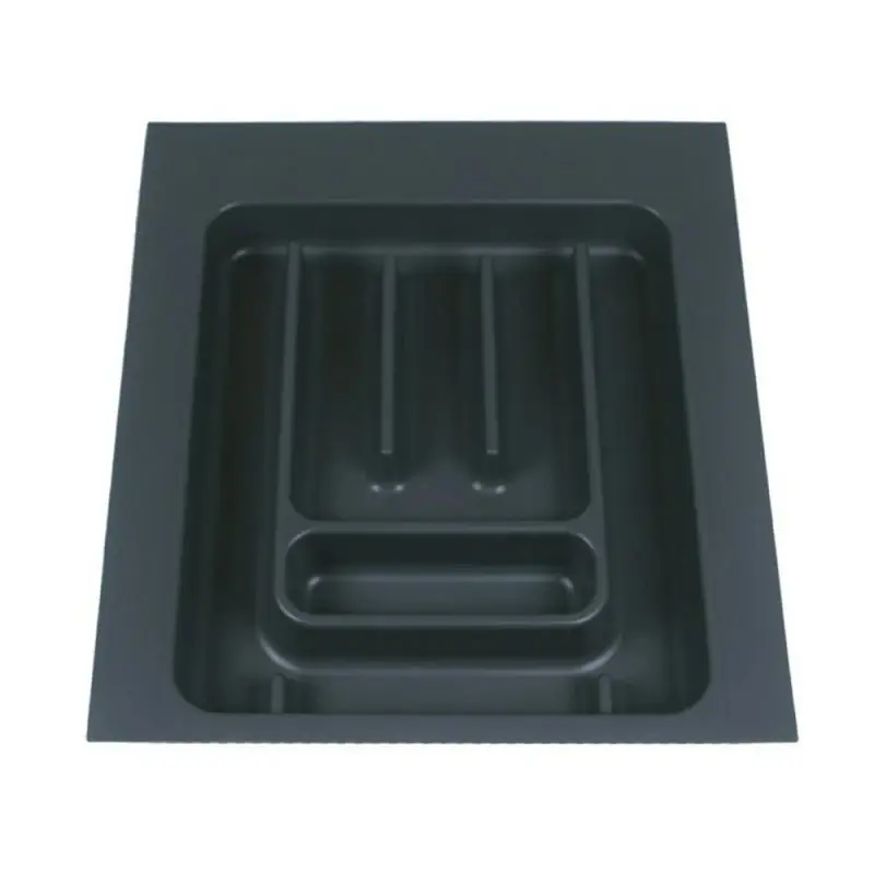 Portaposate da cassetto cucina in PP grigio scuro Elletipi 31x49 cm Speciale Aanbieding
