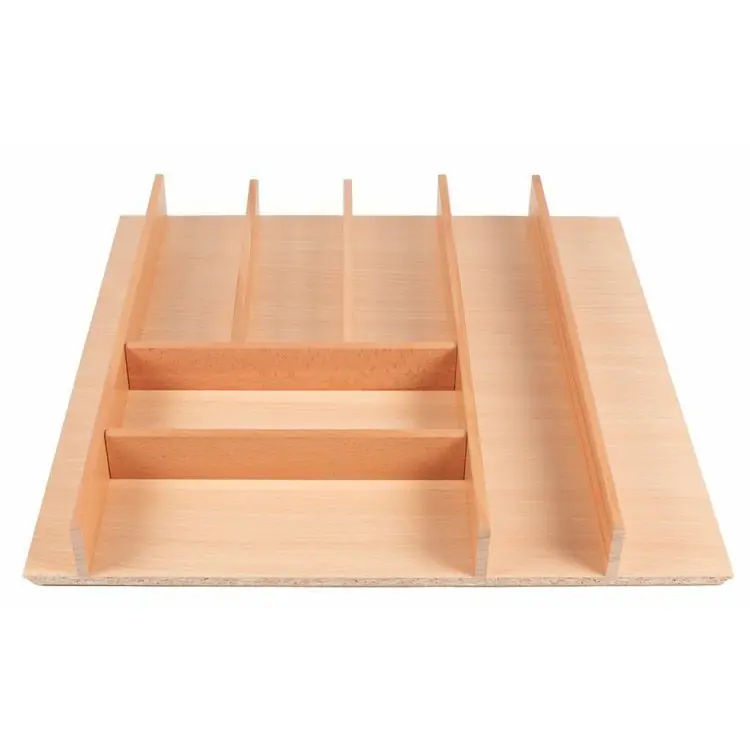Actieprijs Portaposate da cassetto cucina in MDF faggio Elletipi 108x47 cm