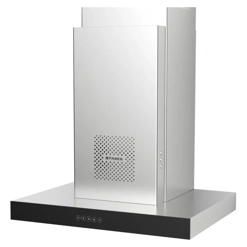 Cappa a parete Air Hub Glass Comfort X/V A60 Faber Cappa a parete Air Hub Glass Comfort X/V A60 Faber Echome Populair
