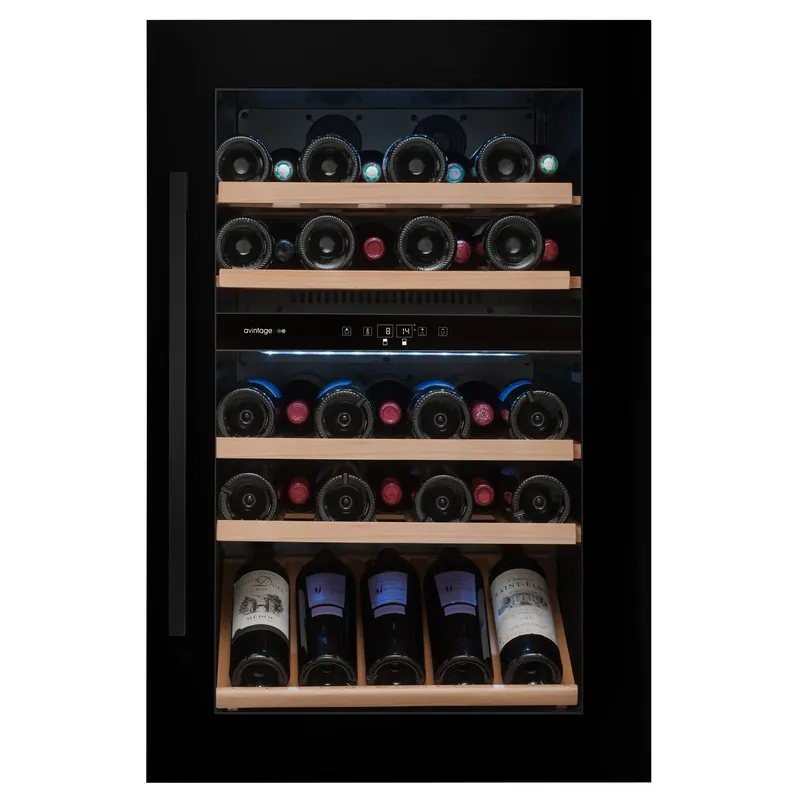Meest Verkocht Cantinetta vino da incasso doppia zona 51 bottiglie sistema autoventilato Avintage Cantinetta vino da incasso doppia zona 51 bottiglie sistema autoventilato Avintage Echome