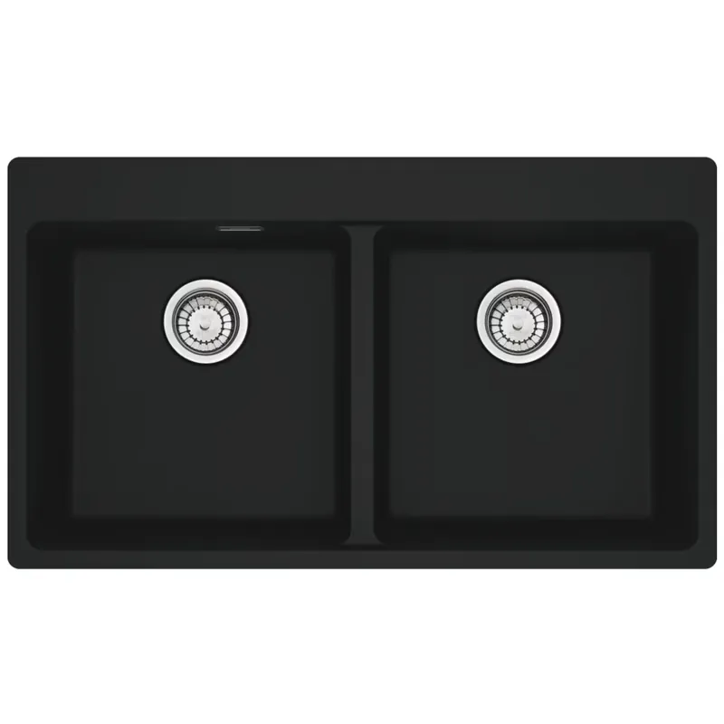 Lavello incasso MRG 620-39-39 FTL fragranite black matt 2 vasche Centro Franke Lavello incasso MRG 620-39-39 FTL fragranite black matt 2 vasche Centro Franke Echome Populair